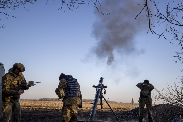 Military mobility continues on the Donbass frontline in Ukraine