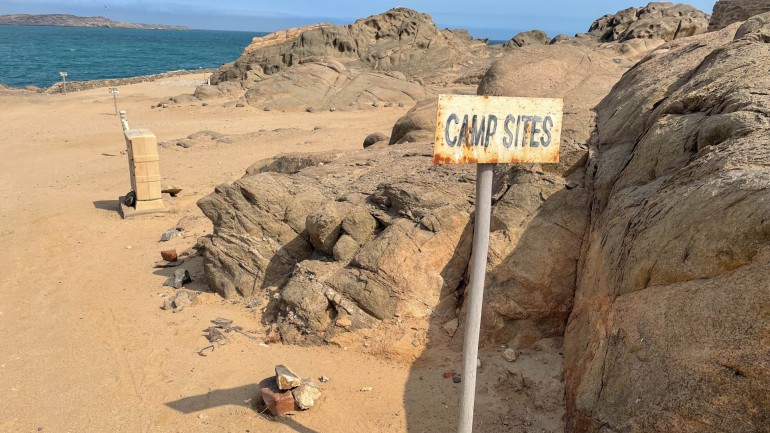 Shark Island in Namibia [Hamilton Wende/Al Jazeera]