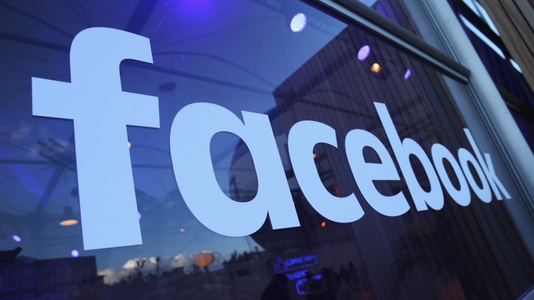 BERLIN, GERMANY - FEBRUARY 24: The Facebook logo is displayed at the Facebook Innovation Hub on February 24, 2016 in Berlin, Germany. The Facebook Innovation Hub is a temporary exhibition space where the company is showcasing some of its newest technologies and projects. (Photo by Sean Gallup/Getty Images)