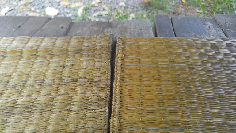 Thai mat made by vetiver شترستوك