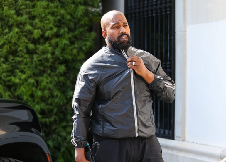 LOS ANGELES, CA - MARCH 21: Kanye West is seen on March 21, 2024 in Los Angeles, California. (Photo by Bellocqimages/Bauer-Griffin/GC Images)